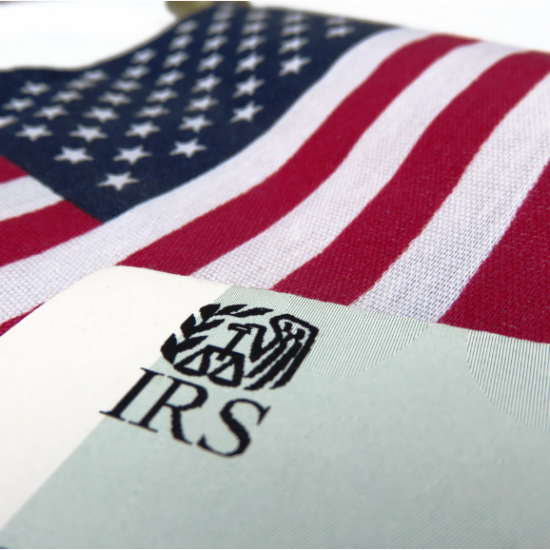 USA American Flag IRS ERC Moratorium