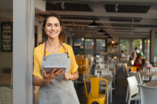 Female business owner